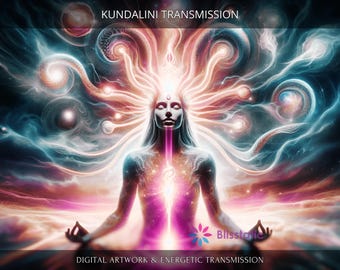 Kundalini: Obra de arte digital energizada + Informe personal y transmisión energética