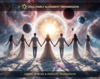 Soul Family Alignment Charged Digital Artwork + Energetic Transmission with a Personal Report