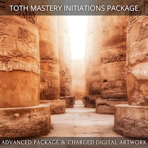Toth Mastery Initiations Package + Charged Digital Artwork