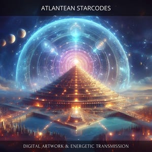 Códigos Estelares Atlantes: Obra de Arte Digital Cargada + Informe Personal y Transmisión Energética