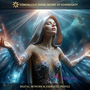 Continuous Divine Decree of Energetic Sovereignty: Charged Digital Artwork + Personal Report & Energetic Profile