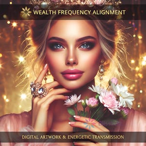 Wealth Frequency Alignment: Charged Digital Artwork + Personal Report & Energetic Transmission