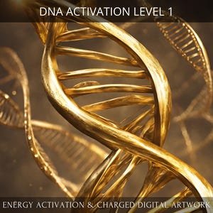 Multidimensional DNA Level 1 - 10.000 strands Charged Digital Artwork + Energetic Transmission with a Personal Report