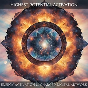 Highest Potential Charged Digital Artwork + Energetic Transmission with a Personal Report