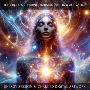 Light Bodies Energetic Transmutation, Harmonization and Upgrade Charged Digital Artwork + Energetic Transmission with a Personal Report