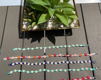 Beaded anklets