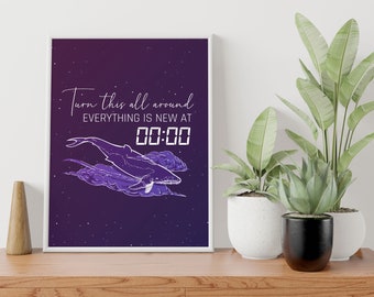 BTS Zero O'Clock Lyrics Print | Kpop Wall Art (Digital Download)