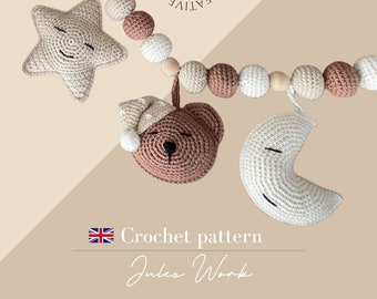 Jules Work - Crochet Pattern Stroller Chain (ENGLISH PATTERN PDF)