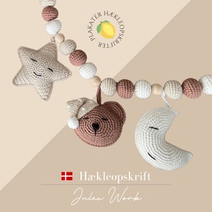 Jules Work - Hækleopskrift Barnevognskæde (DANISH PATTERN PDF)