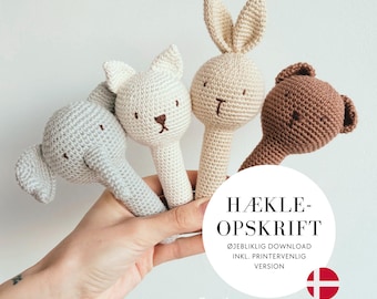 Jules Work - Sanserangler med dyr (DANISH PATTERN PDF)