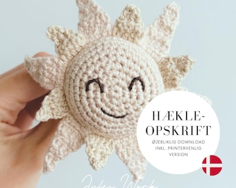 Jules Work - Sol hækleopskrift (DANISH PATTERN PDF)