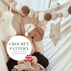 Crochet Pattern Stroller Chain (ENGLISH PATTERN PDF) Jules Work