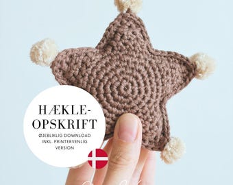 Jules Work - Hæklet stjernemotiv (DANISH PATTERN PDF)