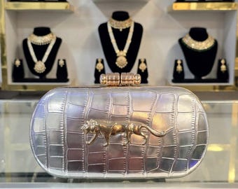 Sabyasachi Croco finish clutches