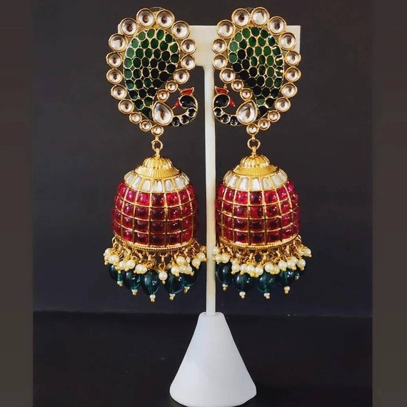 Kundan jhumki best sale
