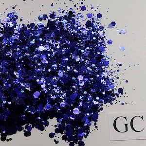 Maleficent Hexagon Mix Small Polyester Glitter Tumblers Nails Craft Art Resin Slime Opaque Color Shift Colorshift Festival GC19