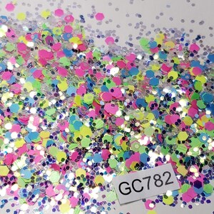 Hexagon Mix Medium Polyester Glitter Tumblers Nails Craft Art Resin Slime Festival GC782