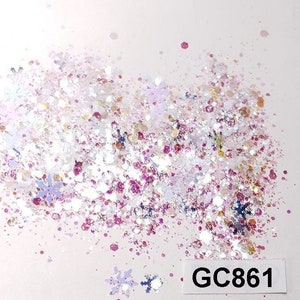 Mix Polyester Glitter Tumblers Nails Craft Art Resin Shape Opaque Bling Festival Body Party Confetti GC861