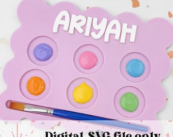 Paint Palette - SVG digital file