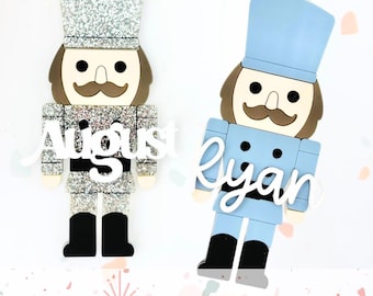 Nutcracker - Personalized Christmas tree Ornament - SVG digital cut file - Commercial use