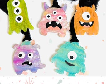 Halloween boo basket Tag BUNDLE - Monsters Halloween gift tag - SVG digital file