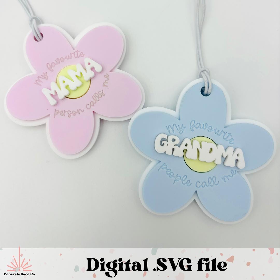 Rear View Mirror Hanger Mother's Day Gift SVG Digital File Gift
