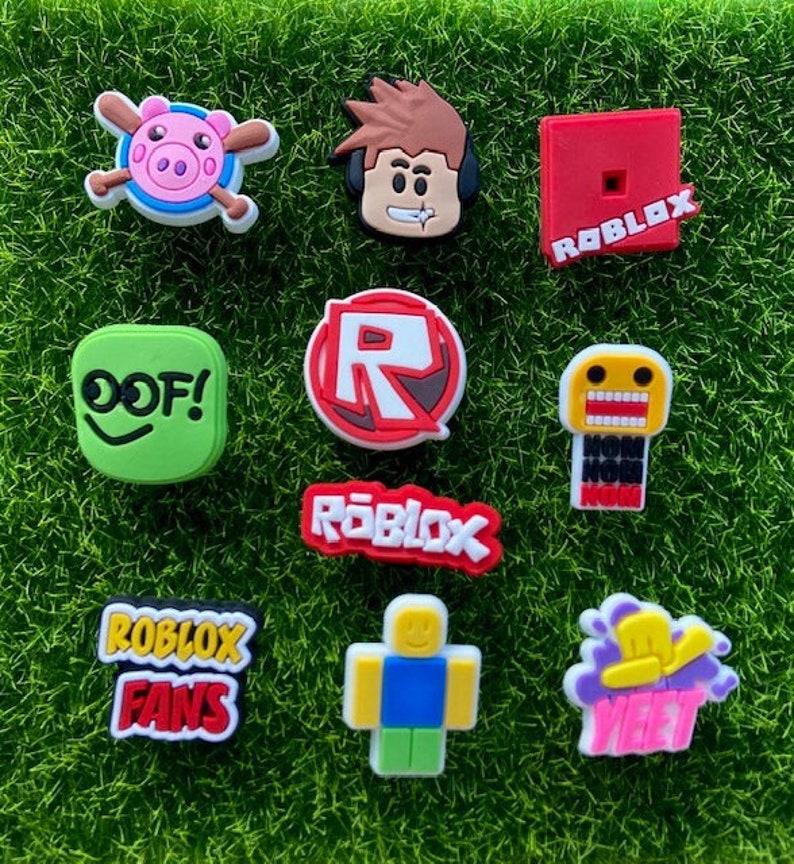 Roblox Croc Charms Gamer Croc Charms Bracelet Charm Etsy