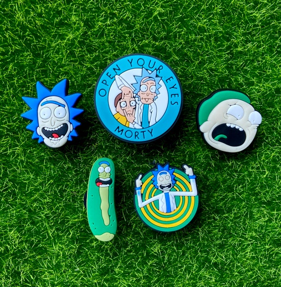 Rick and Morty Croc Charms Funny Croc Charms Adult Croc Etsy