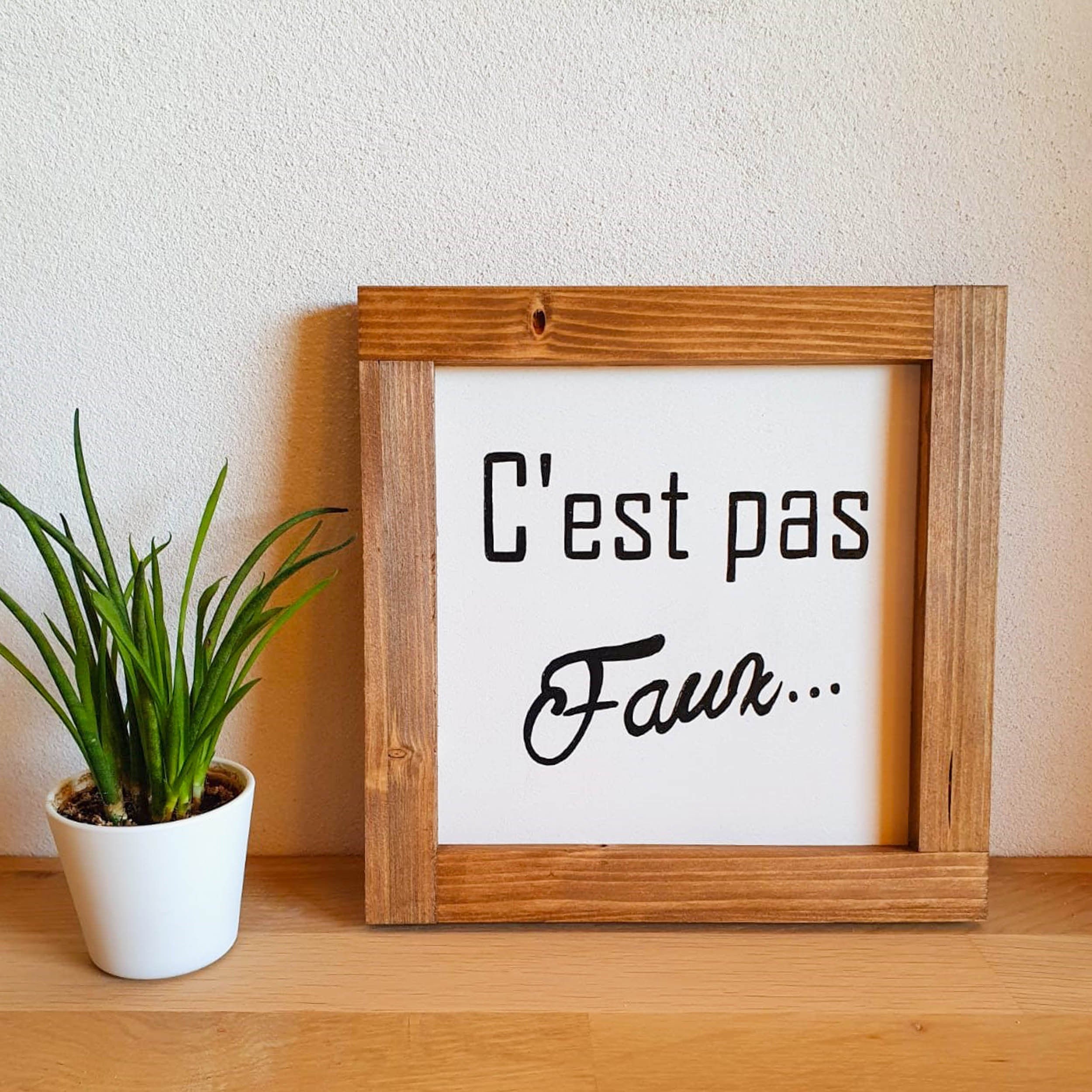 Tableau Style Farmhouse - C'est Pas Faux...