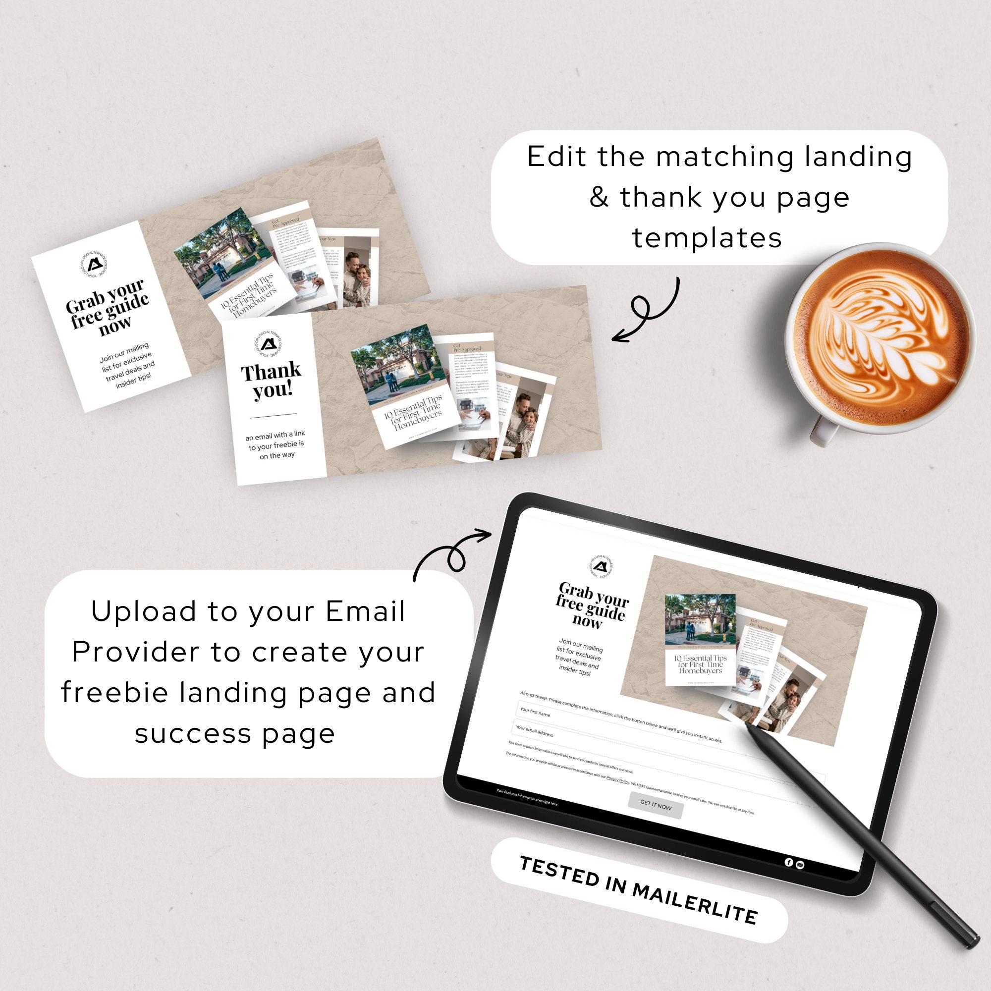Real Estate Agent Freebie Template Bundle, Lead Magnet, Email Welcome ...