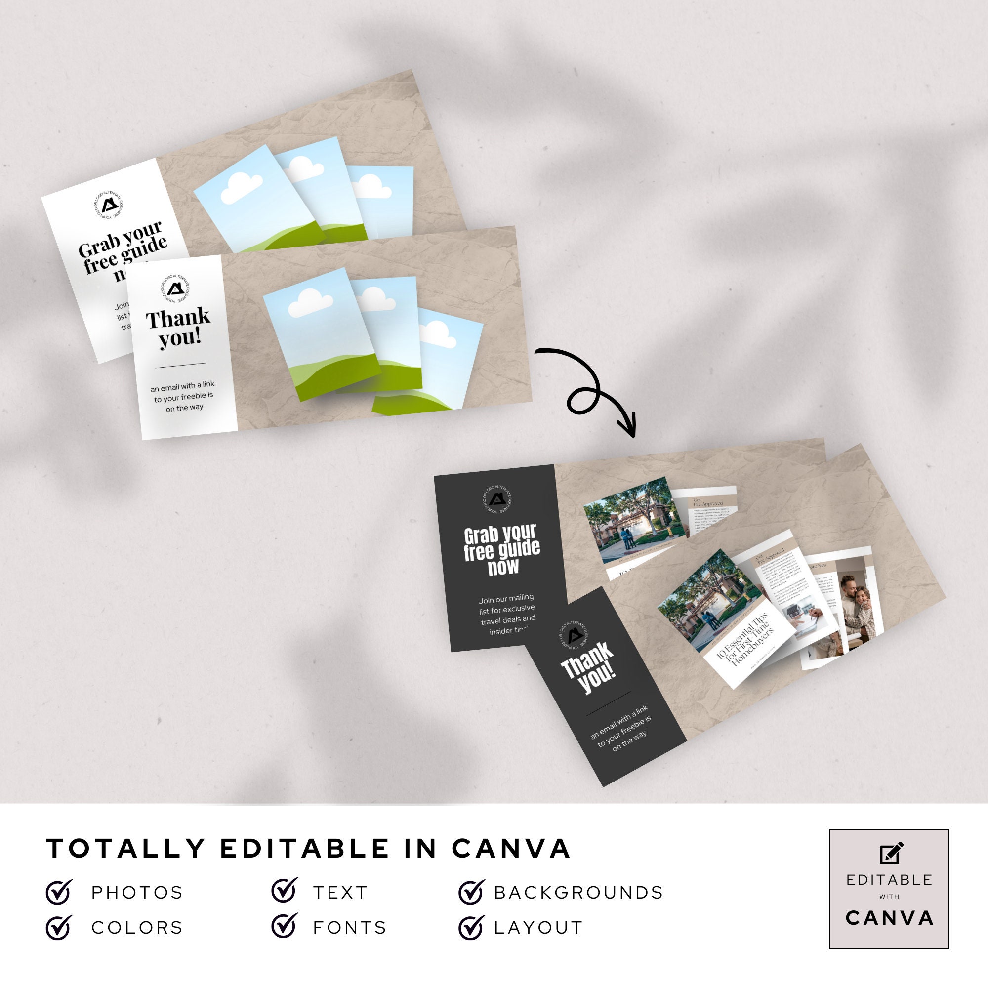 Real Estate Agent Freebie Template Bundle, Lead Magnet, Email Welcome ...