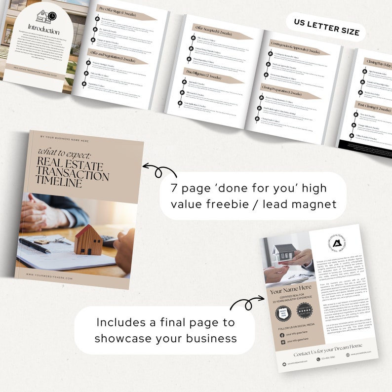 Real Estate Agent Freebie Template Done for You Lead Magnet Transaction ...