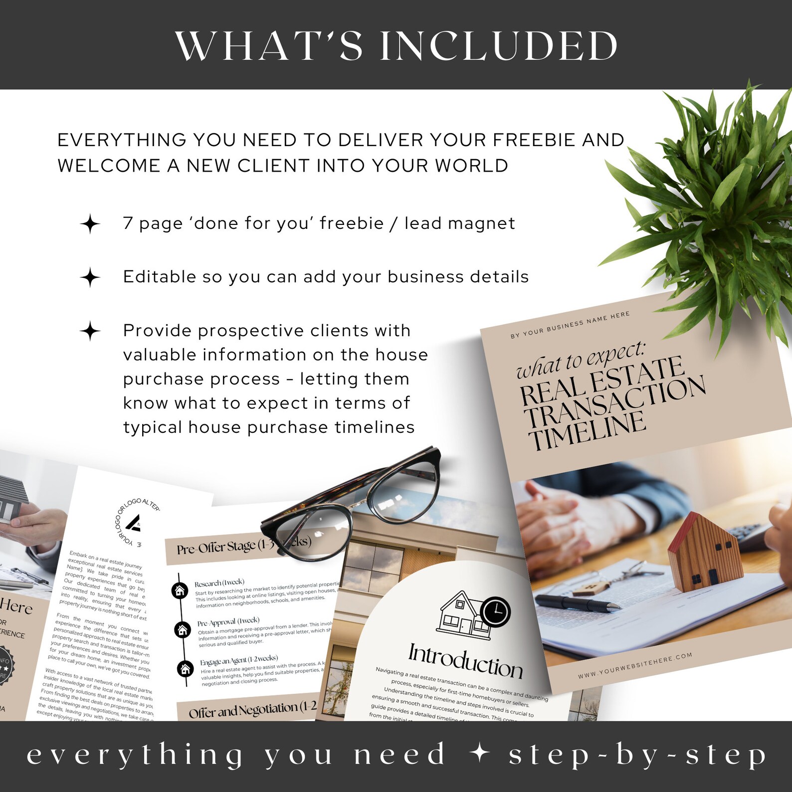Real Estate Agent Freebie Template Done for You Lead Magnet Transaction ...