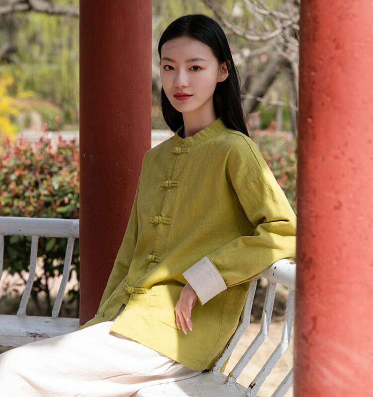 Women's Linen Shirt/ Ramie Jacket 