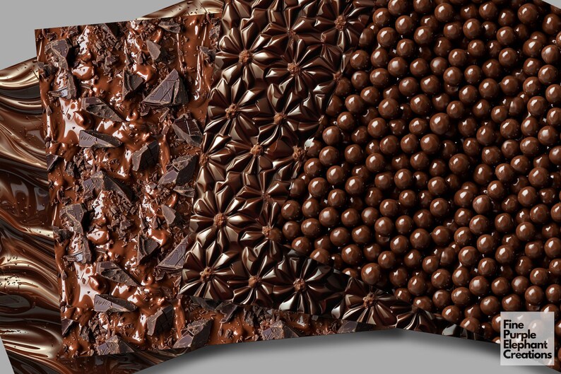 Chocolate Rapper Texture Chocolate Textures Digital Paper | Printable Candy Bar Box Scrapbook ...