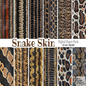 Slangenhuid schubben textuur digitaal papier - natuurlijke exotische reptiel hagedis huid plakboek woestijn cobra alligator cowboy leer sublimatie