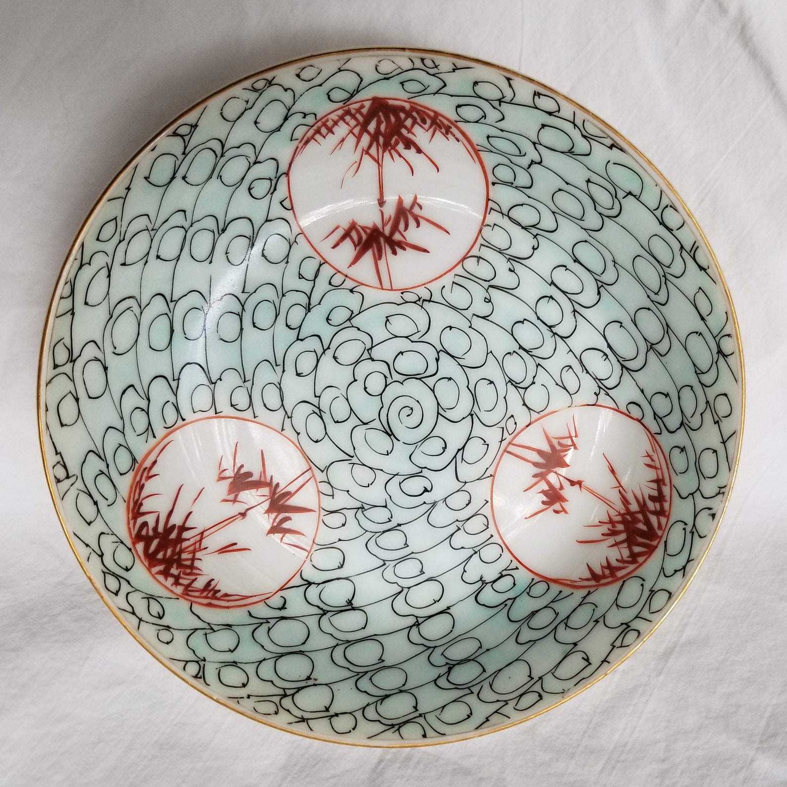 Set of 3 Japanese dipping Bowls, Early 1950s or Before Etsy