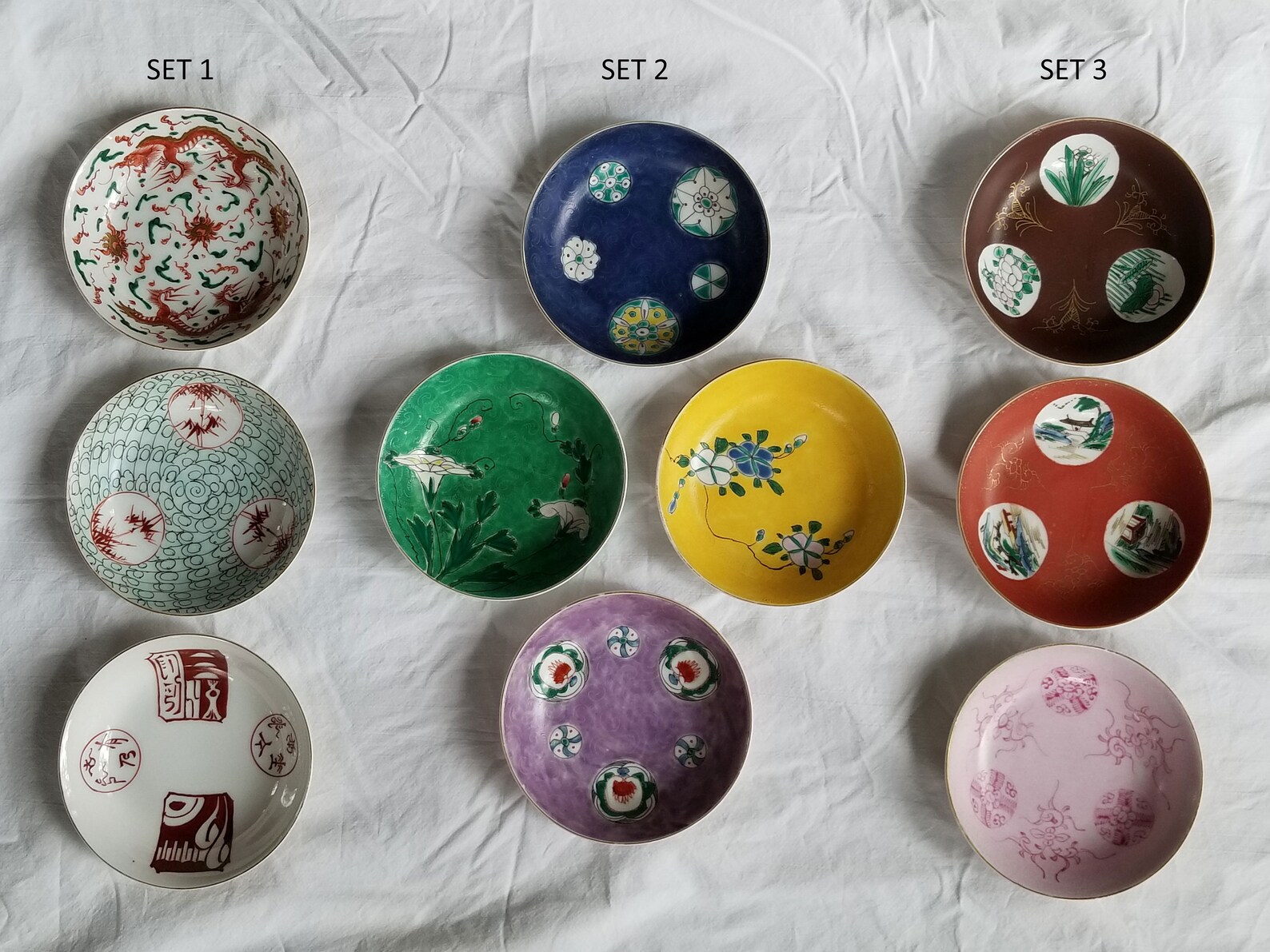 Set of 4 Japanese dipping bowls early 1950s or Etsy