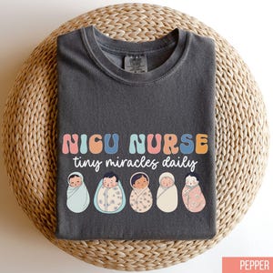 NICU Nurse Shirt Neonatal ICU Nurse T Shirt Critical Care Nurse Gift for Nurse Graduation Tee NICU Nurse Crewneck Shirts For Women and Men