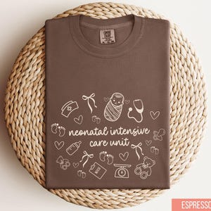 NICU Nurse Shirt Neonatal ICU Nurse T Shirt Critical Care Nurse Gift for Nurse Graduation Tee NICU Nurse Crewneck Shirts For Women and Men