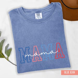 American Mama Shirt 4th of July Mama tshirt Fourth of July Mama Tee 4th of july shirt Women American Flag Shirt Mama Independence Day Tee