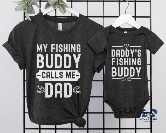 Mens Fishing Shirt, Daddy and Me Fishing Shirt, Dad and Baby Matching  Fishing Shirts, Father Son Matching Shirt, Fathers Day Fishing Gift 