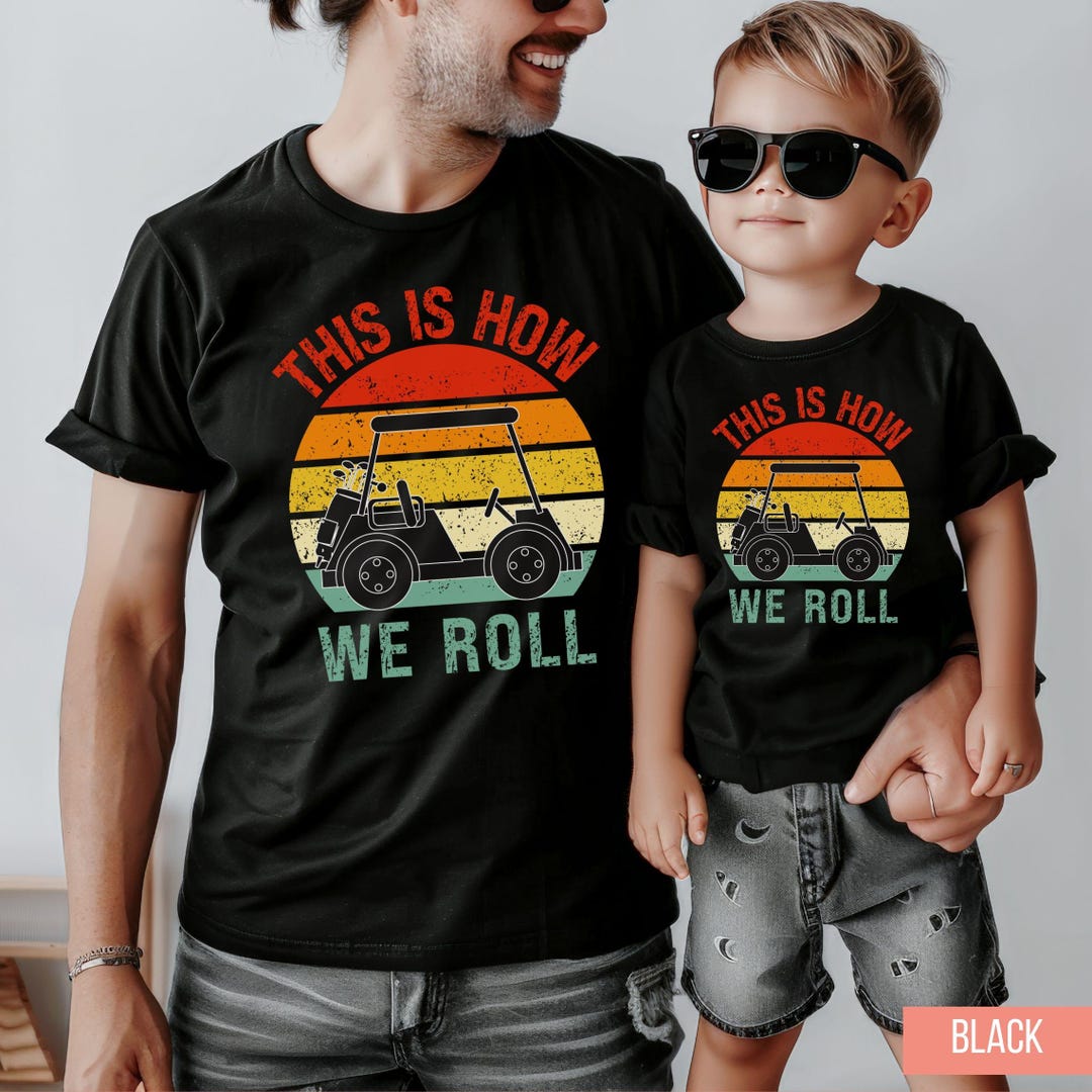 Dad and Son Matching Golf Shirts for Father and Son Golf T Shirts Dad — free download