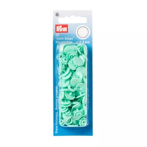 Prym Color Snaps Druckknöpfe 8 Farben 12,4mm 30 Stück mint