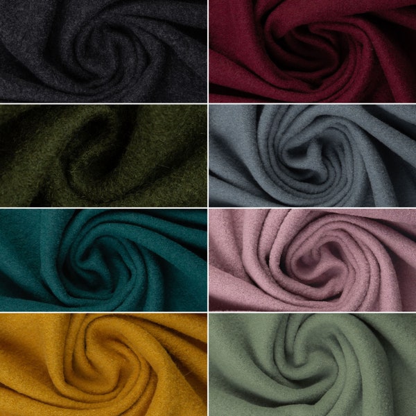 Wool walk Merino - different colors | Merinowalk for sewing whalesuits | Fabric for winter | mulesing-free | Sold by the meter