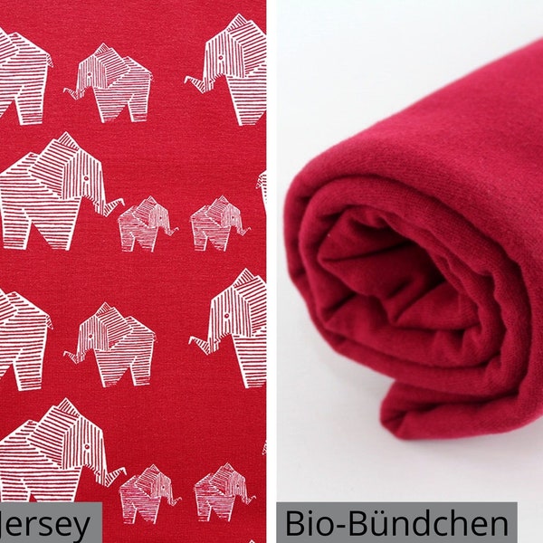 Stoffpaket - Bio Jersey und Bündchen - Stoffonkel