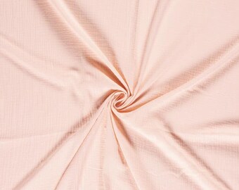 Muslin cotton fabric - pink | Fabric sold by the meter