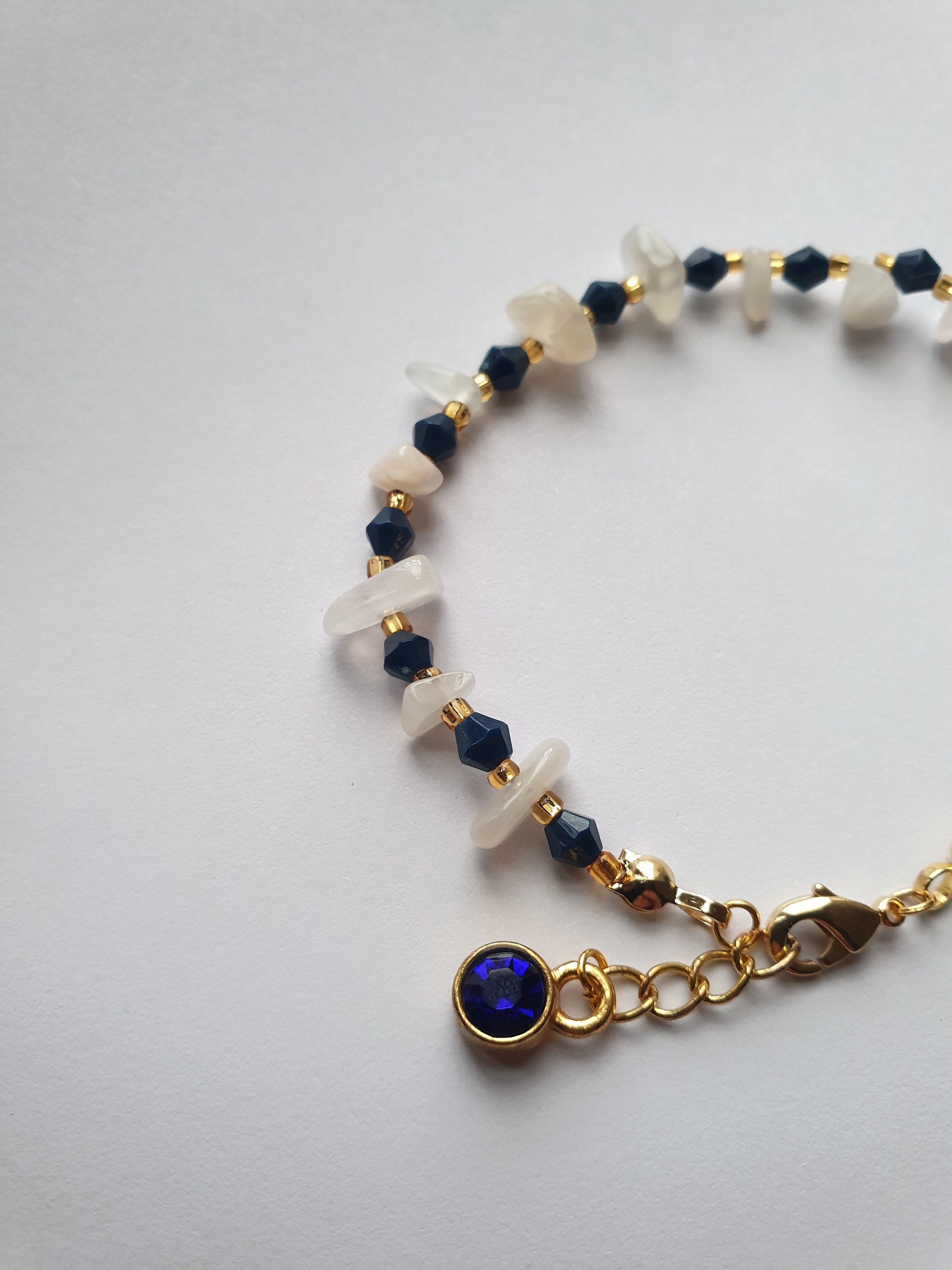 Handmade gemstone bracelet Etsy