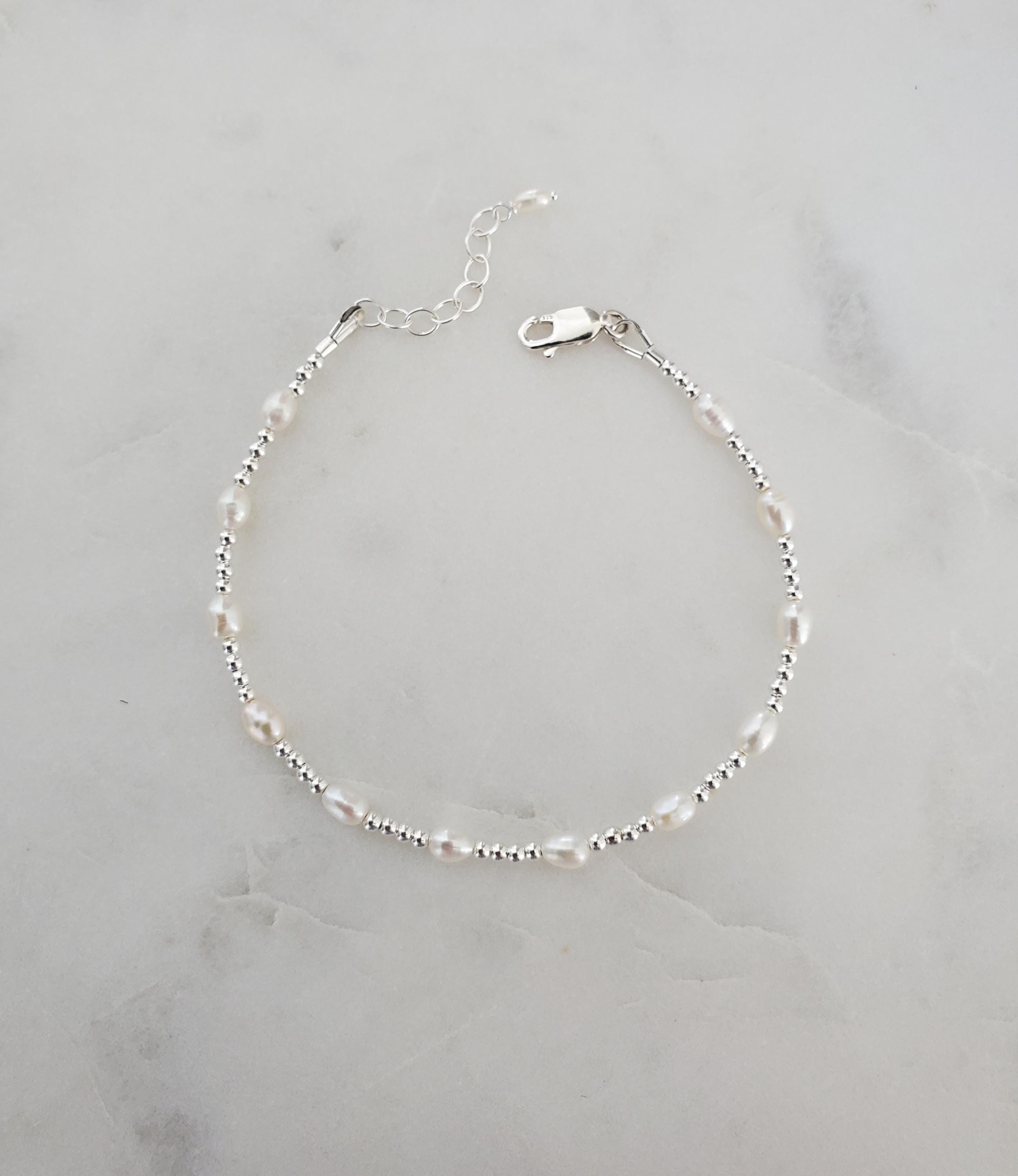 Bracciali di lusso con perle in argento sterling 925 parti su 1000 | Acquisti Online su