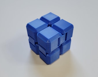 Cubo infinito: juguete para escritorio de oficina que alivia la ansiedad